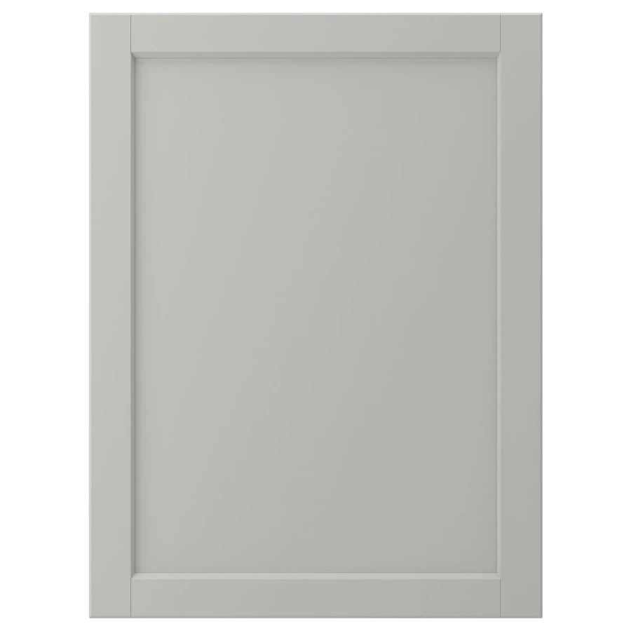 Дверца - IKEA LERHYTTAN, 80х60 см, светло-серый, ЛЕРХЮТТАН ИКЕА (изображение №1)