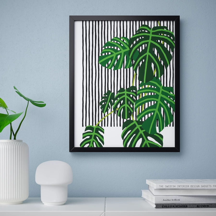 Постер - IKEA BILD, 40х50 см, «Листья», БИЛЬД ИКЕА (изображение №2)
