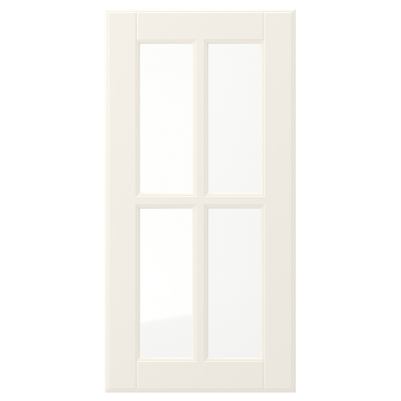 Дверца со стеклом - IKEA BODBYN, 60х30 см, кремовый, БУДБИН ИКЕА