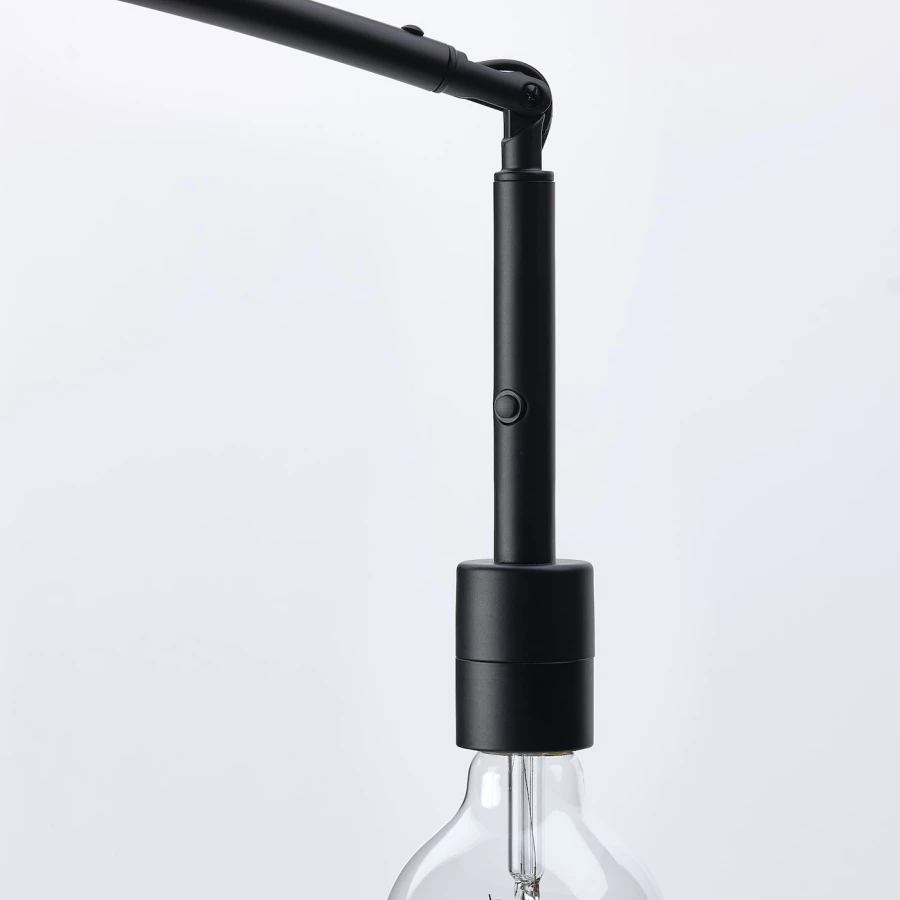 Торшер - KUNGSHULT / SKAFTET IKEA/ КУНГСХУЛЬТ/СКАФТЕТ ИКЕА, 214 см, чернеый/ белый (изображение №4)
