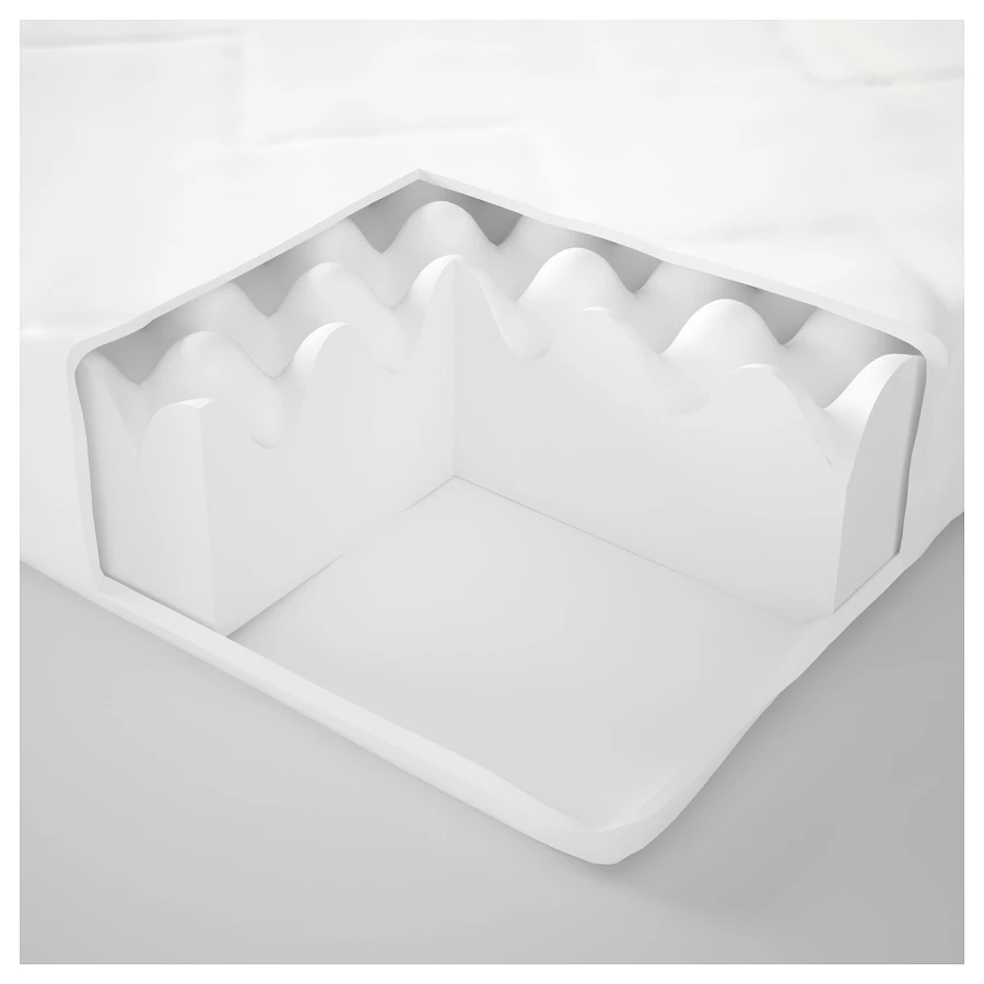 Матрас для раздвижной кровати - VIMSIG IKEA/ ВИМСИГ ИКЕА, 80х200 см, белый (изображение №5)