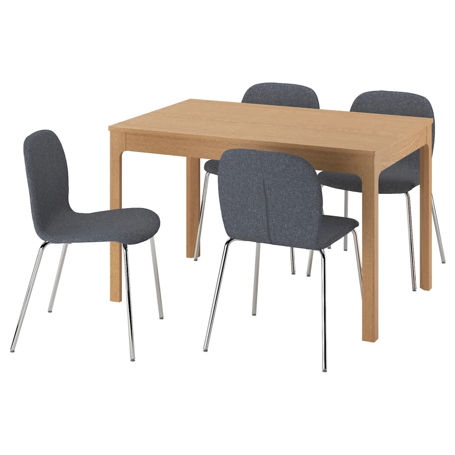 EKEDALEN / KARLPETTER Стол и 4 стула ИКЕА (изображение №1)