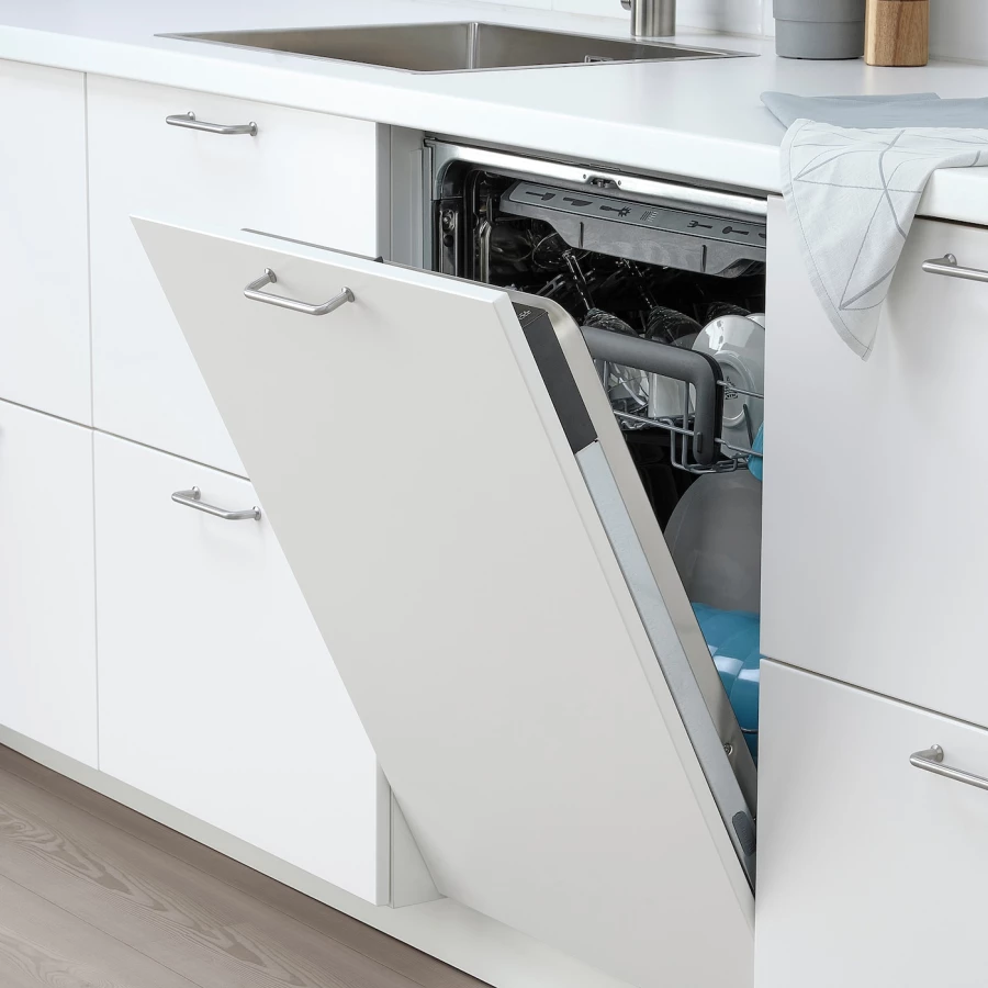Встраиваемая посудомоечная машина - HYGIENISK IKEA/ ХИГИЕНИСК ИКЕА,  82х60 см, белый (изображение №3)
