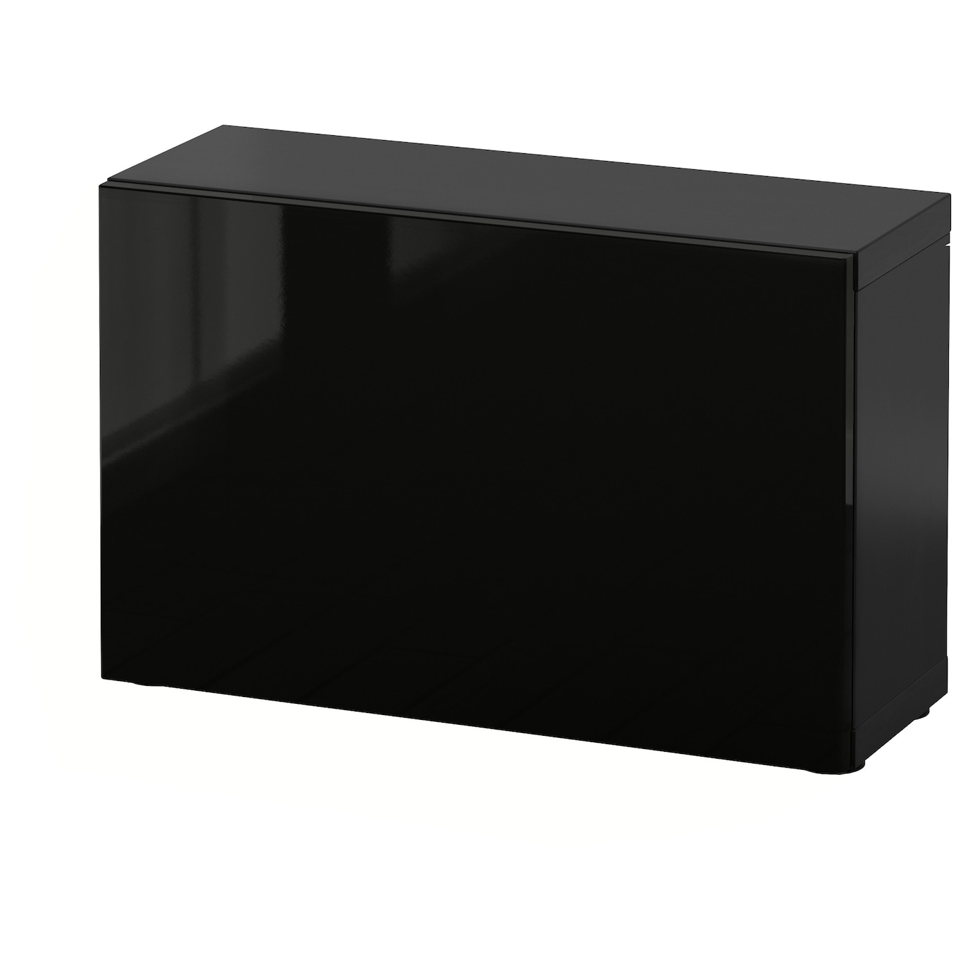 Шкаф - IKEA BESTÅ/BESTA/БЕСТО ИКЕА, 60x20x38 см, черный