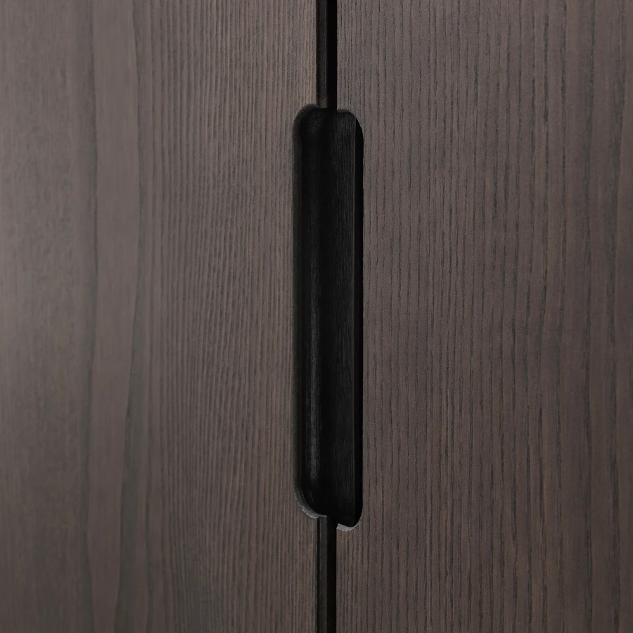 Шкаф - REGISSÖR / REGISSОR  IKEA/ РЕГИССЕР ИКЕА, 118x110 см, коричневый (изображение №2)