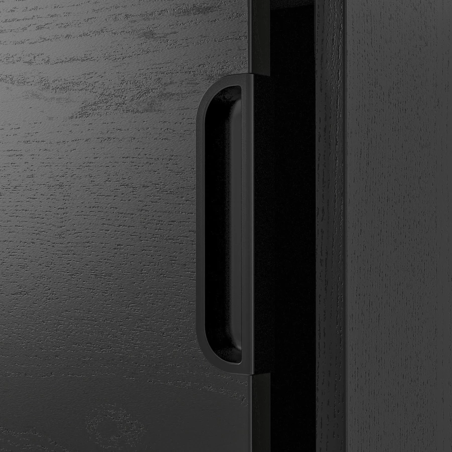 Комбинация с раздвижными дверями - IKEA GALANT/ГАЛАНТ ИКЕА, 120х45х160 см, черный (изображение №8)