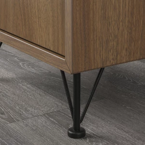 Второе фото. Ножка - IKEA EKET / ЭКЕТ ИКЕА, 10см, 4шт, черный