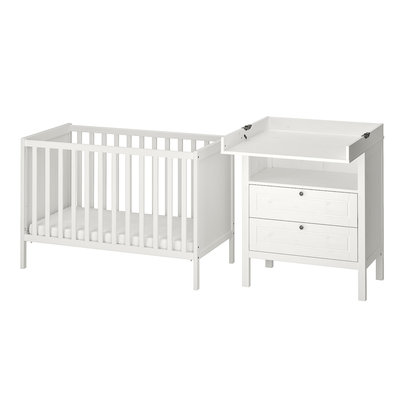 Комплект детской мебели из 2 предметов - IKEA SUNDVIK, 120x60см, белый, СУНДВИК ИКЕА