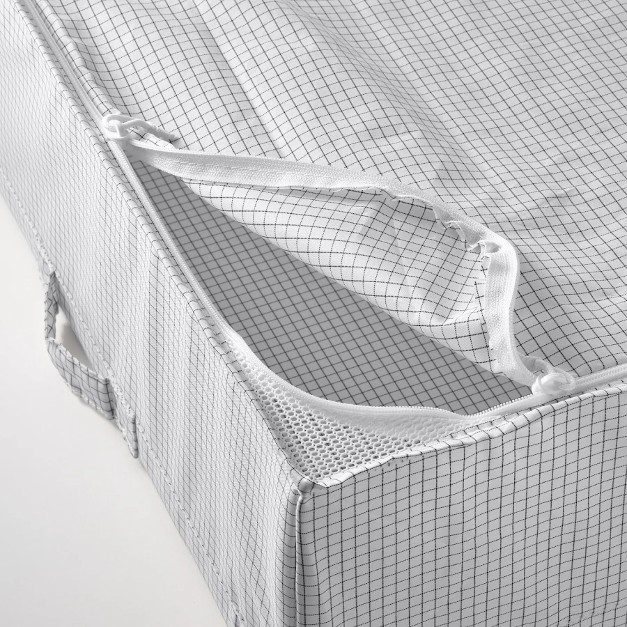 Ящик для хранения одежды/постельного белья - STUK IKEA/ СТУК  ИКЕА, 55х18 см, белый (изображение №5)