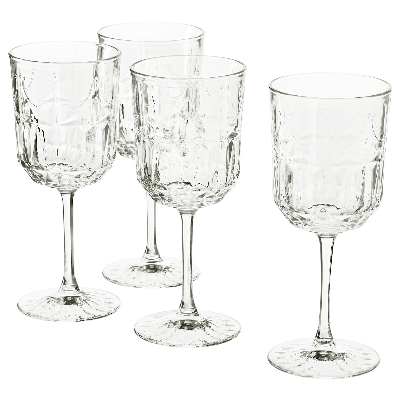 Набор бокалов для вина, 4 шт. - IKEA SÄLLSKAPLIG/SALLSKAPLIG, 270 мл, прозрачное стекло, СЭЛЛЬСКАПЛИГ ИКЕА