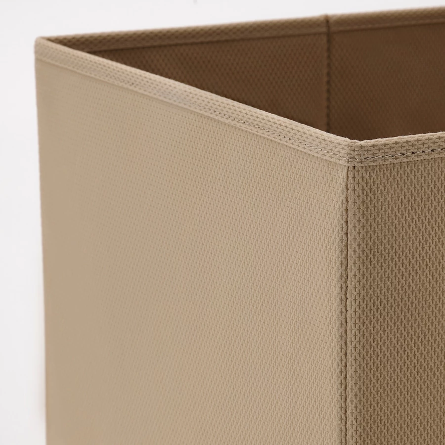 Коробка - KOSINGEN IKEA/ КОСИНГЕН ИКЕА, 33x38x33 см, бежевый (изображение №2)