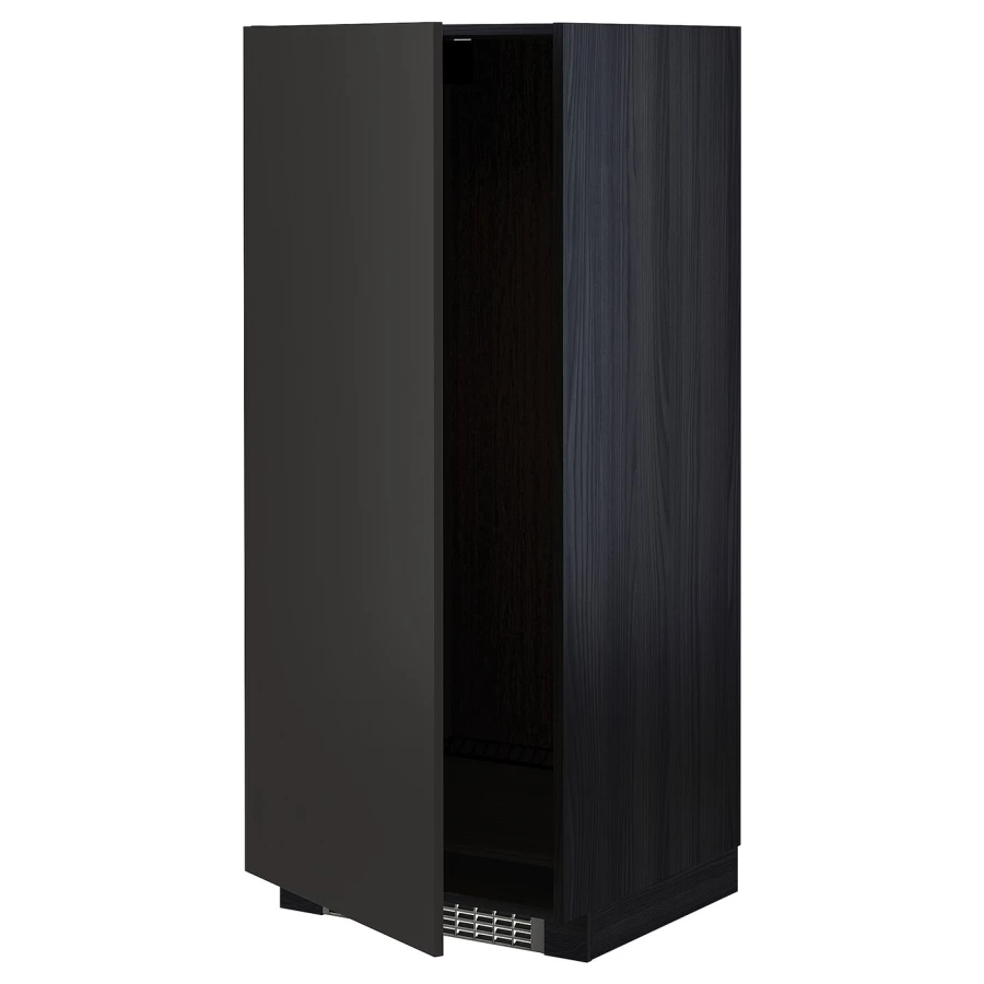 Шкаф для встроенной техники - IKEA METOD, 148x62x60см, черный, МЕТОД  ИКЕА (изображение №1)