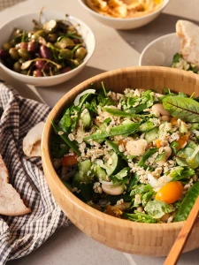 Второе фото. Сервировочная миска - IKEA BLANDA MATT, 28 см, бамбук БЛАНДА МАТТ ИКЕА