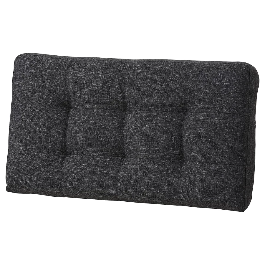 Подушка спинки 2-местного дивана - IKEA LANDSKRONA/ЛАНДСКРОНА ИКЕА, 40х16х72 см, черный (изображение №3)