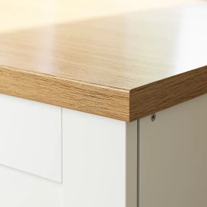 Второе фото. Напольный шкаф с выдвижными ящиками - IKEA KNOXHULT/КНОКСХУЛЬТ ИКЕА, 91x61x40см, белый/под беленый дуб