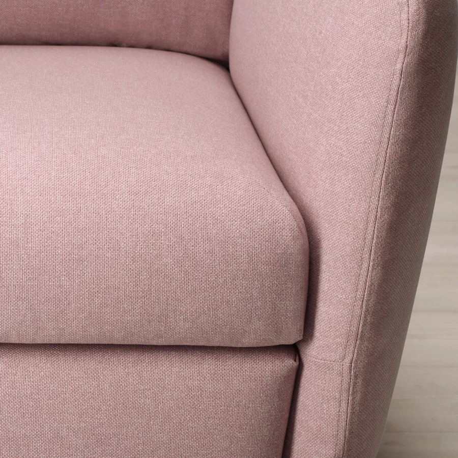 Кресло-реклайнер - IKEA EKOLSUND, 89х97х103 см, розовый, ЭКОЛСУНД ИКЕА (изображение №5)