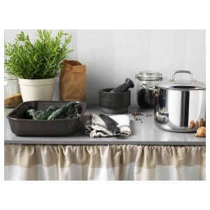 Второе фото. Ступка с пестиком - IKEA ADELSTEN/ÄDELSTEN, 14 см,черный/серый ЭДЕЛЬСТЕН ИКЕА