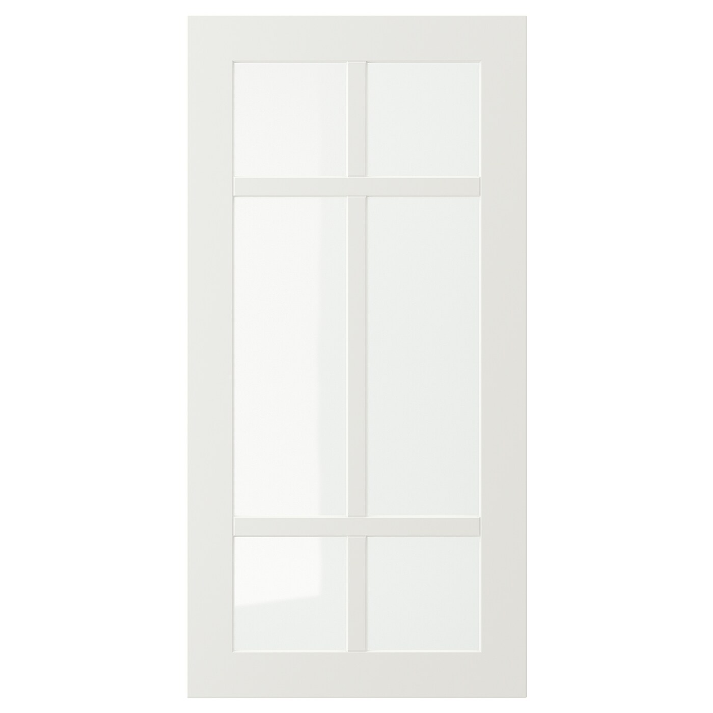 Дверца со стеклом - IKEA STENSUND, 80х40 см, белый, СТЕНСУНД ИКЕА