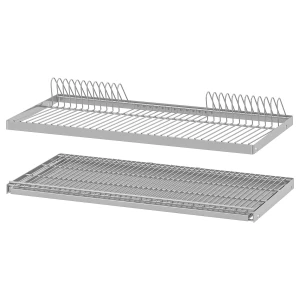Сушилка для настенного шкафа - UTRUSTA IKEA/ УТРУСТА ИКЕА, 76,4х34,9 см , серебряный