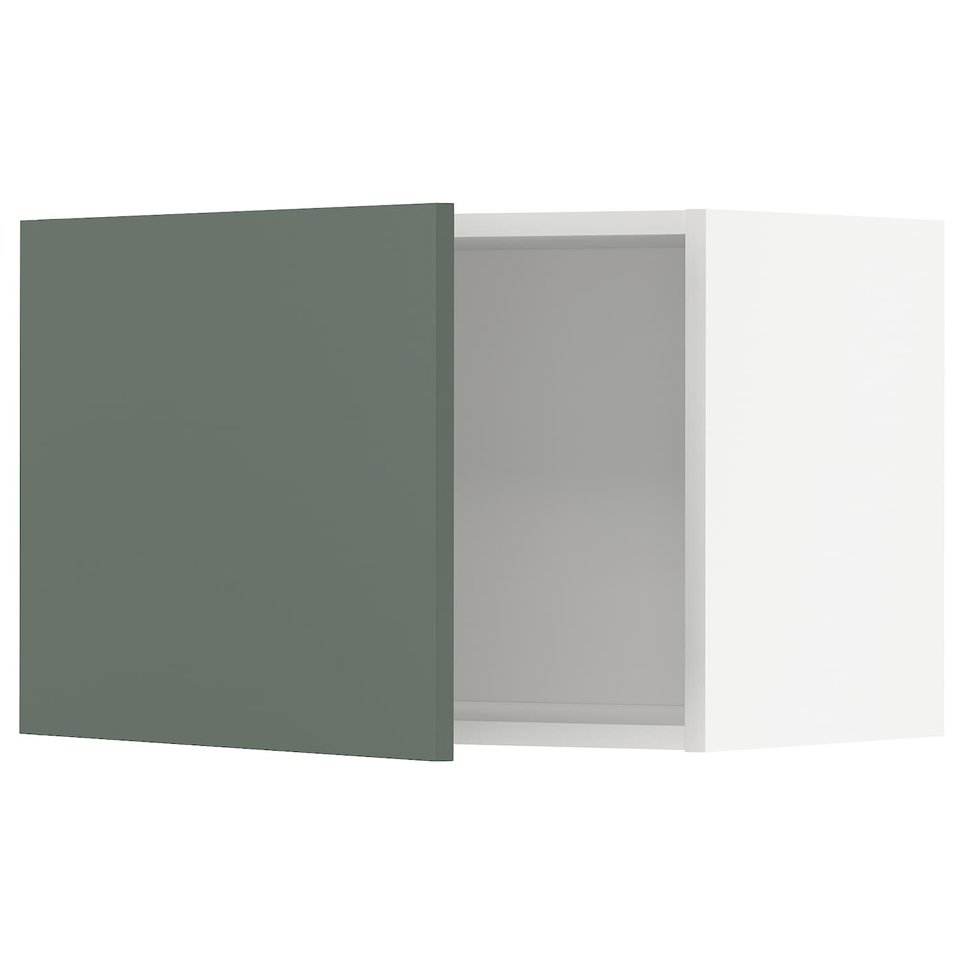 METOD Навесной шкаф - METOD IKEA/ МЕТОД ИКЕА, 40х60 см, белый/темно-зеленый