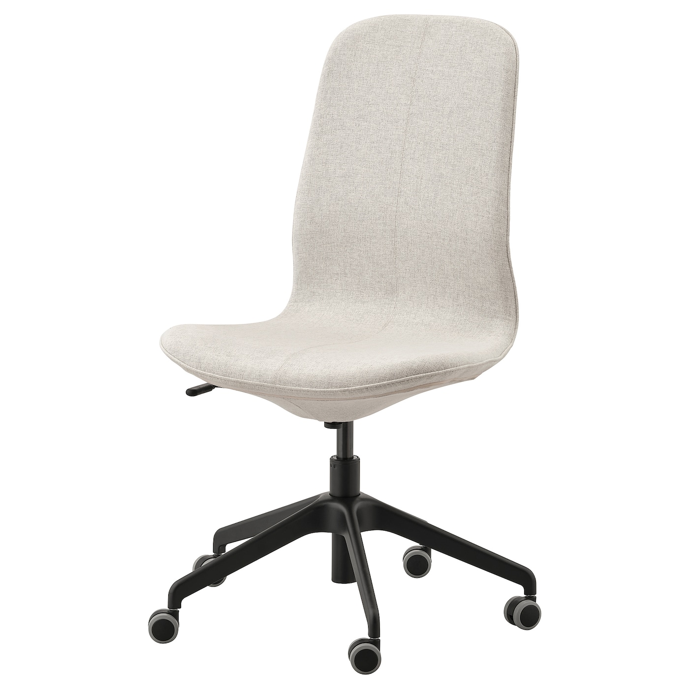 Офисный стул - IKEA LÅNGFJÄLL/LANGFJALL, 68x68x104см, белый, ЛЭНГФЬЮЭЛЛЬ ИКЕА