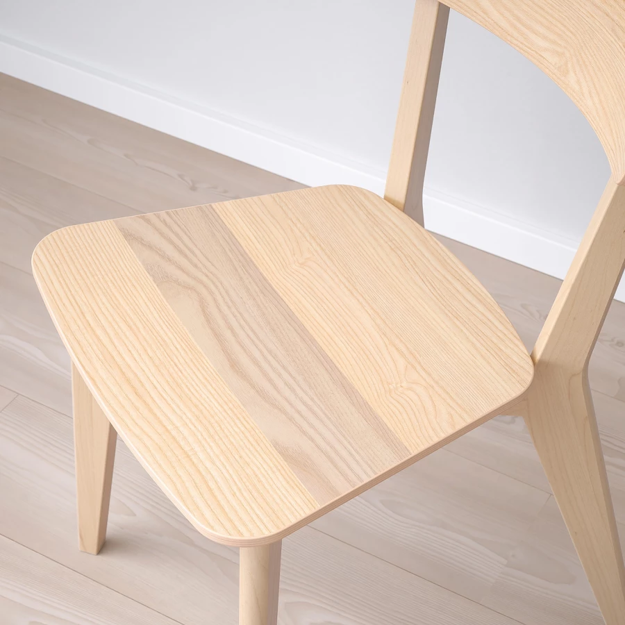 Стол и 4 стула - LISABO / LISABO IKEA/ ЛИСАБО ИКЕА, 140х78х74 см, дерево (изображение №5)