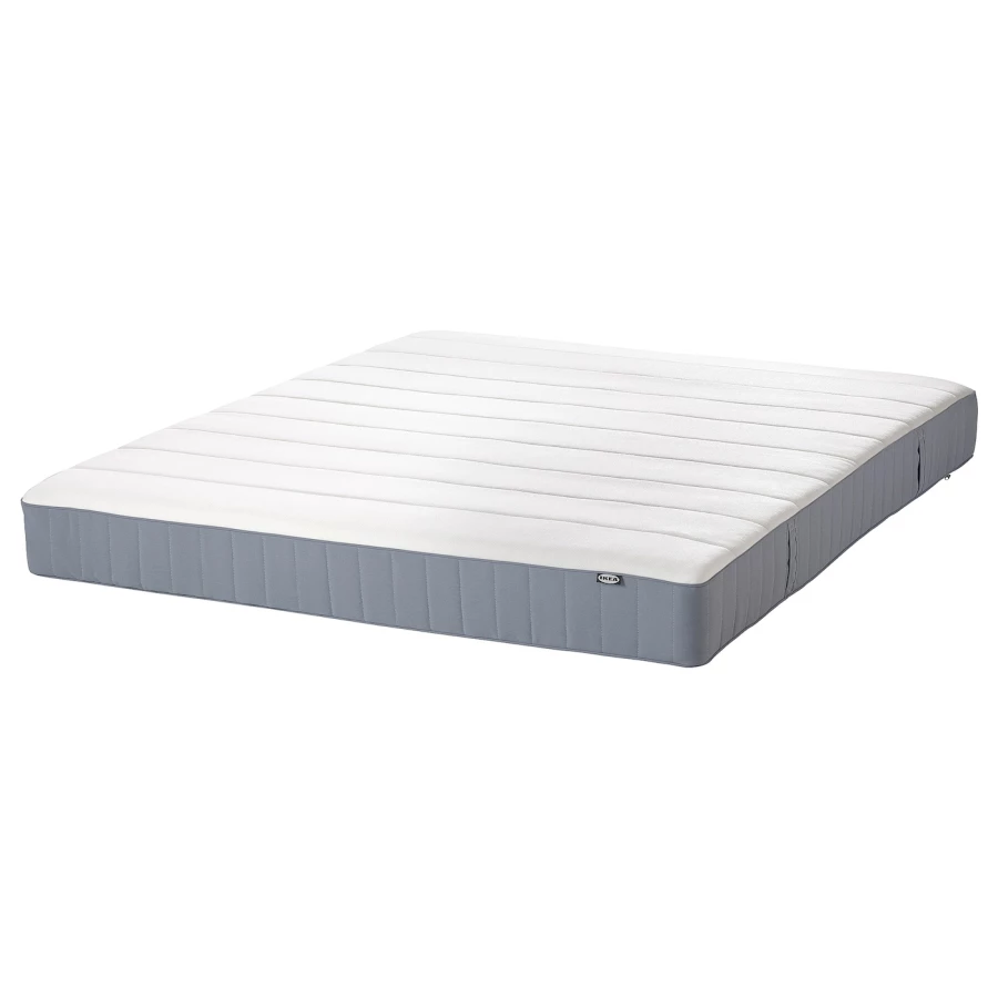Матрас для двуспальной кровати - VESTERÖY IKEA/ ВЕСТЕРОЙ ИКЕА, 160х200 см, белый (изображение №1)
