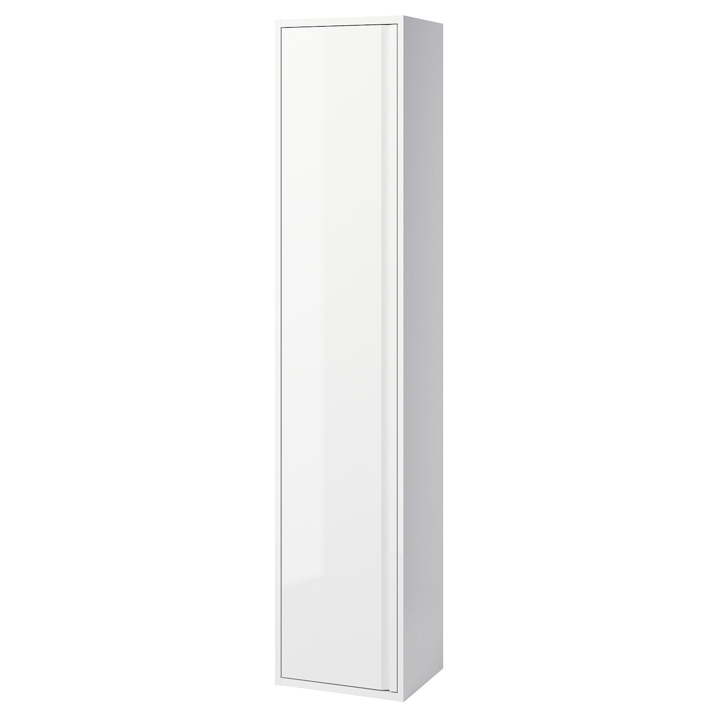 Высокий шкаф с дверцами/ящиками - IKEA ÄNGSJÖN/ANGDJON/ЭНГСЬЕН ИКЕА, 195х35х40 см, белый