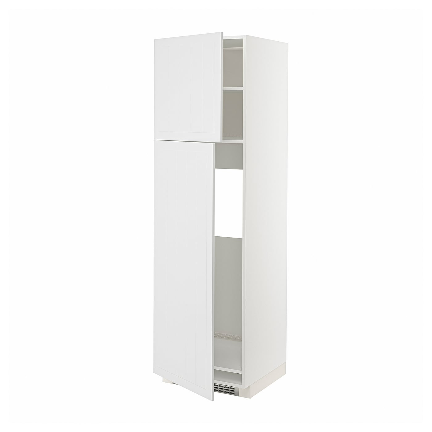Высокий кухонный шкаф - IKEA METOD/МЕТОД ИКЕА, 200х60х60 см, белый