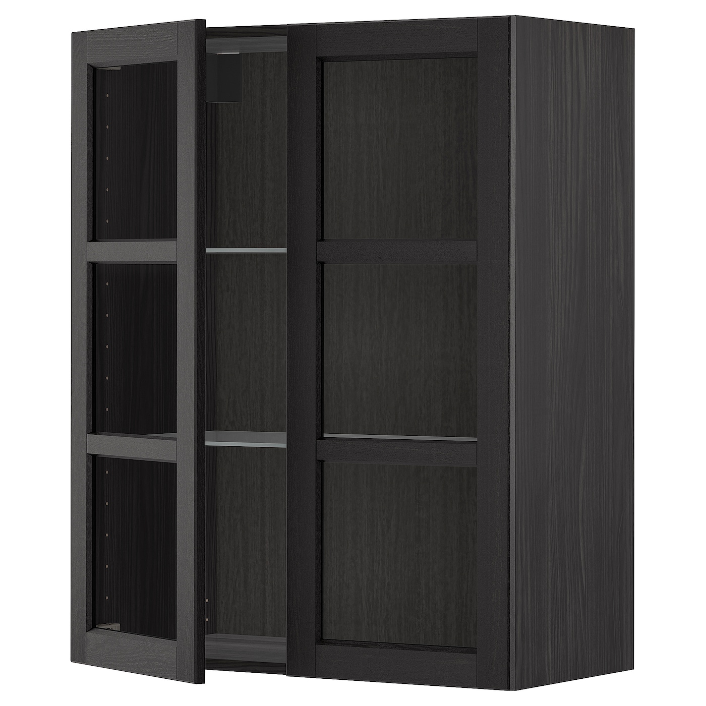 Шкаф  - METOD  IKEA/  МЕТОД ИКЕА, 100х80 см, черный