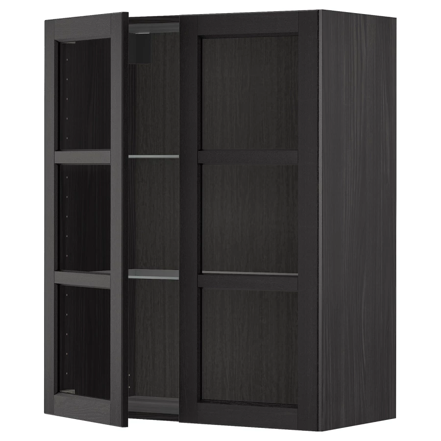Шкаф  - METOD  IKEA/  МЕТОД ИКЕА, 100х80 см, черный (изображение №1)
