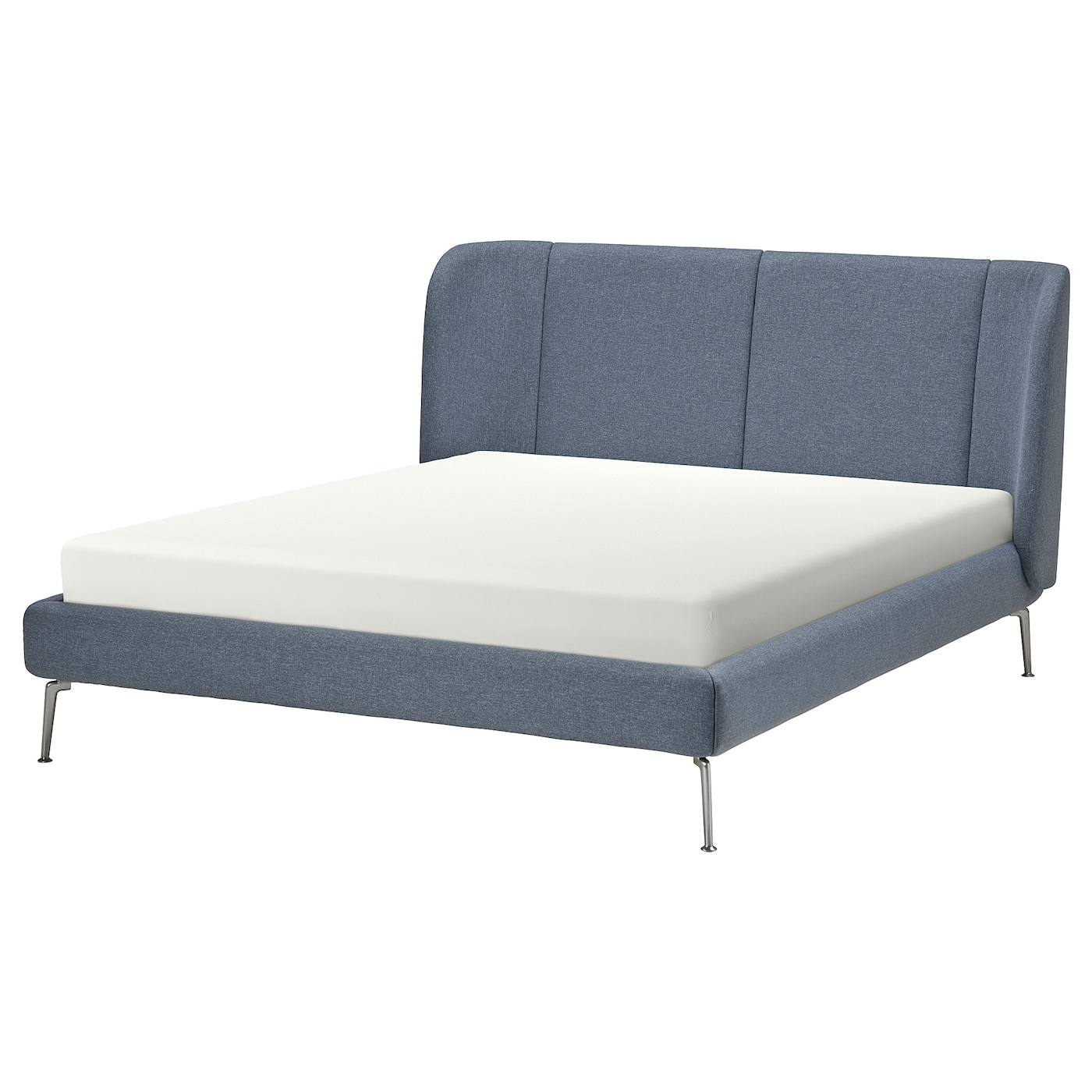 Двуспальная кровать - IKEA TUFJORD, 200х140 см, синий, ТУФЙОРД ИКЕА