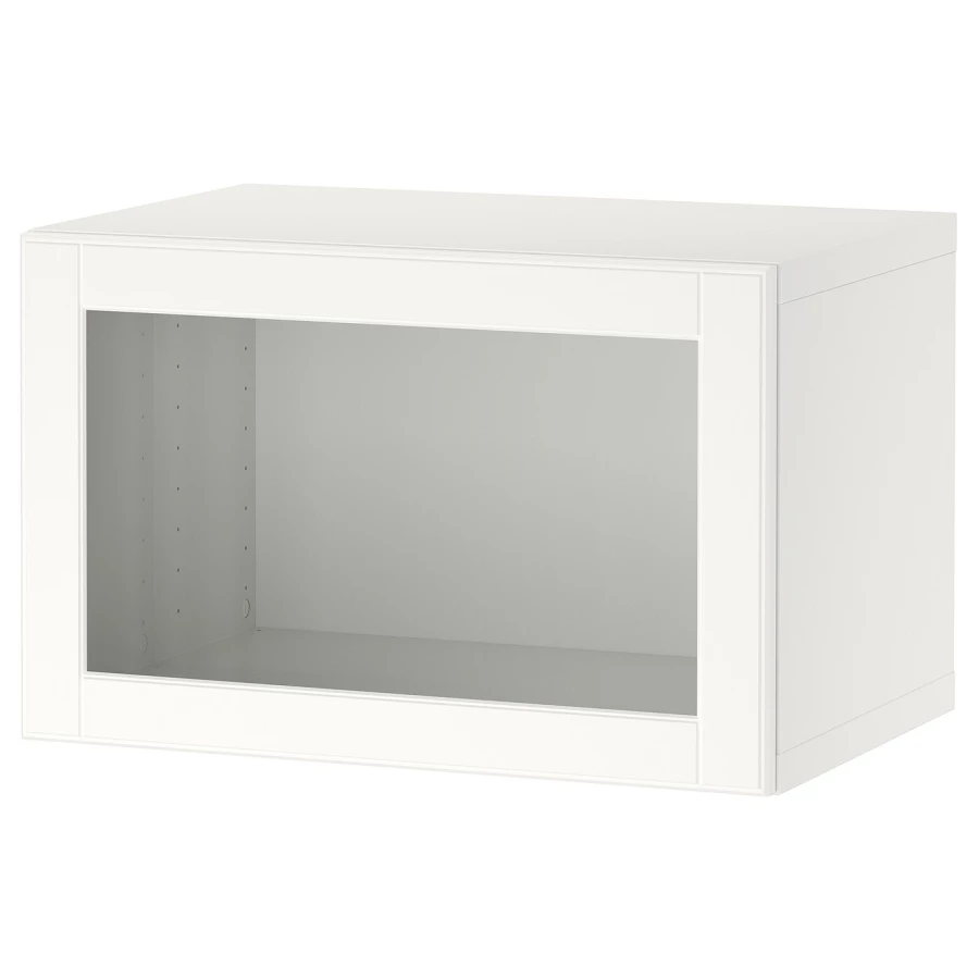 Настенный шкаф - IKEA BESTÅ/BESTA, 60x42x38 см, белый, БЕСТО ИКЕА (изображение №1)