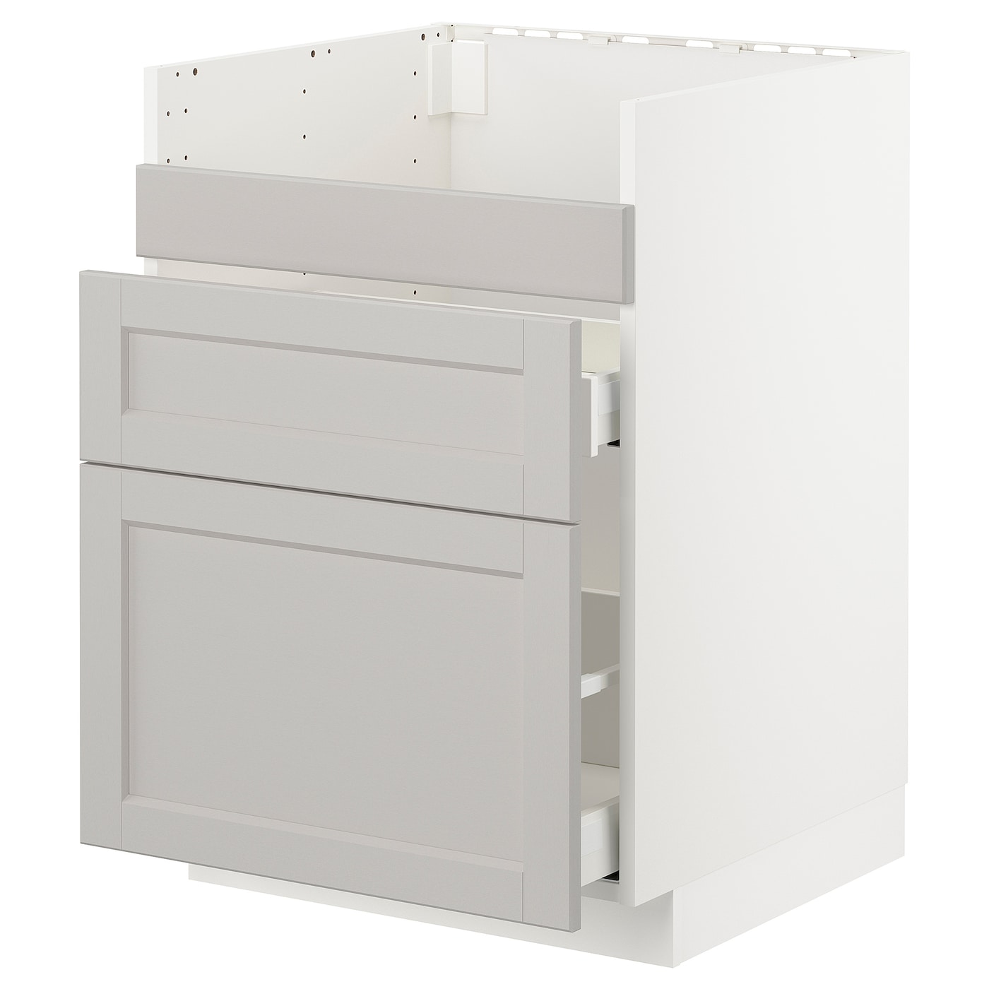 Шкаф под раковину/3 шт/2 шт - METOD / HAVSEN/MAXIMERA  IKEA/ МЕТОД/ХАВСЕН/МАКСИМЕРА ИКЕА, 88х60 см,  бежевый/белый