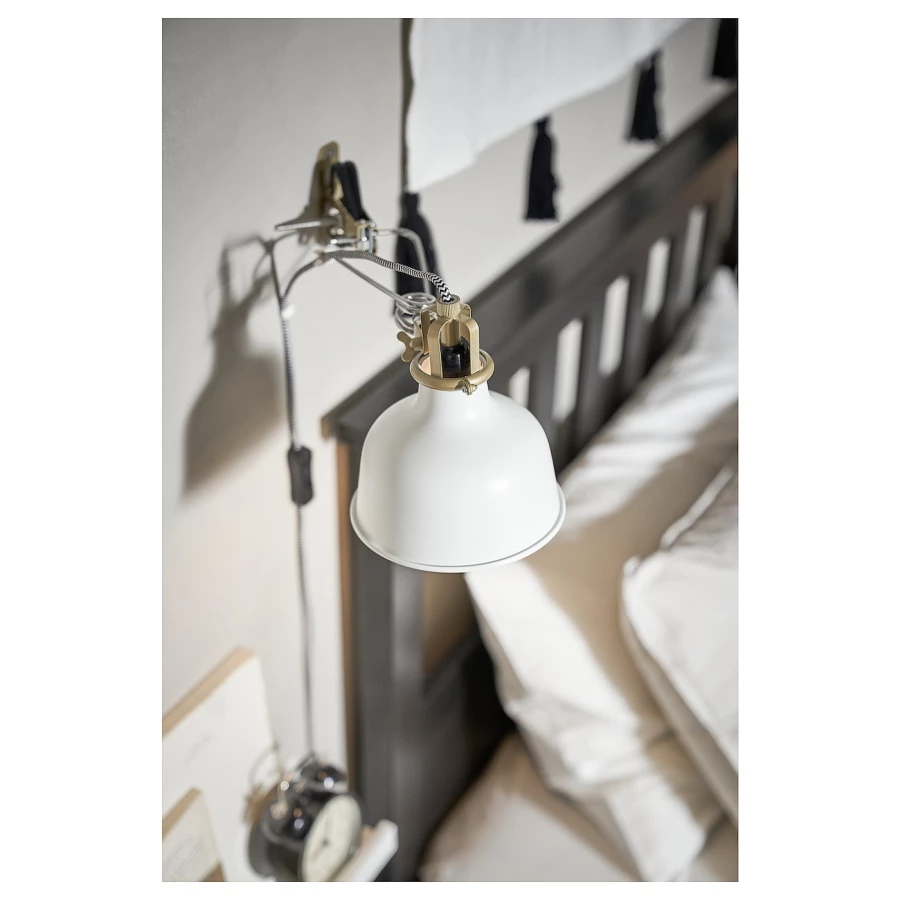 Настенный светильник -  RANARP  IKEA/ РАНАРП ИКЕА,  14 см, белый (изображение №2)