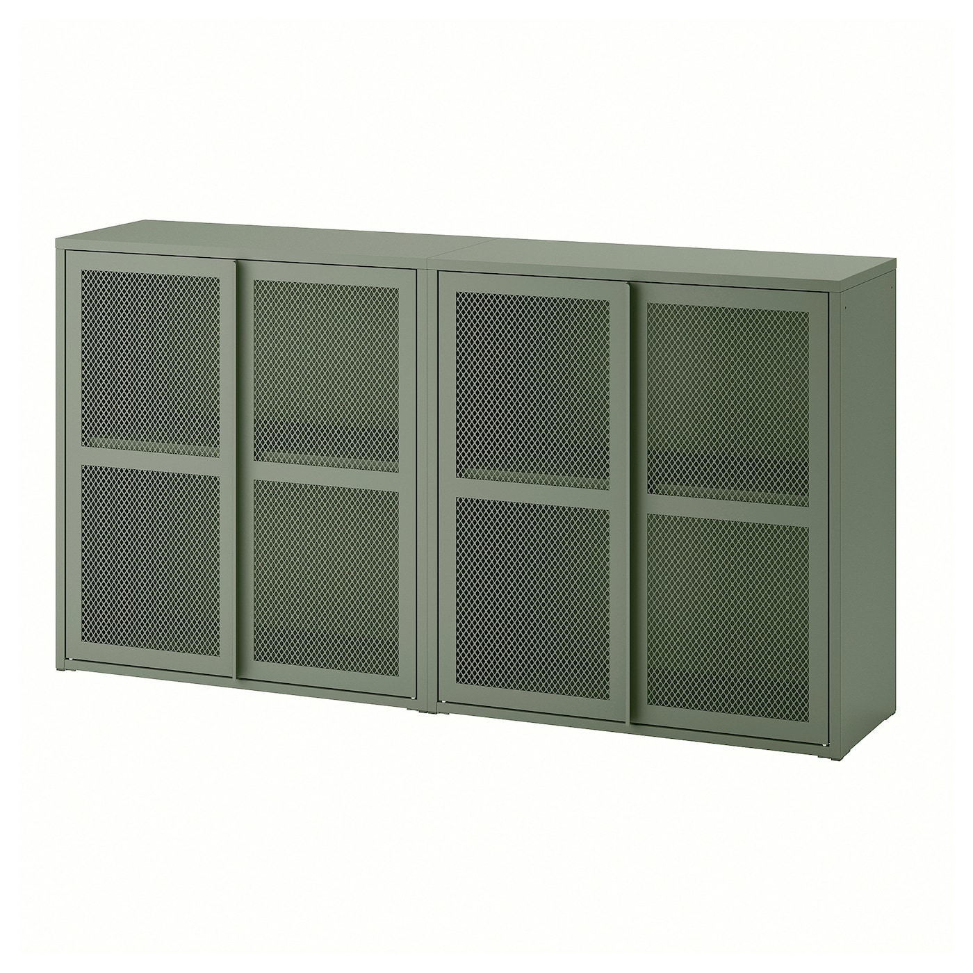 Шкаф - IVAR IKEA/ ИВАР ИКЕА, 160х83 см, зеленый