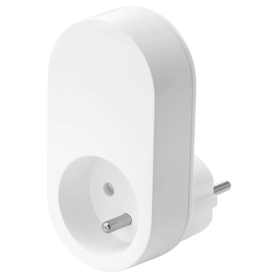 Набор с розеткой - TRÅDFRI / TRАDFRI IKEA/  ТРОДФРИ ИКЕА, 10х5,3 см, белый (изображение №1)