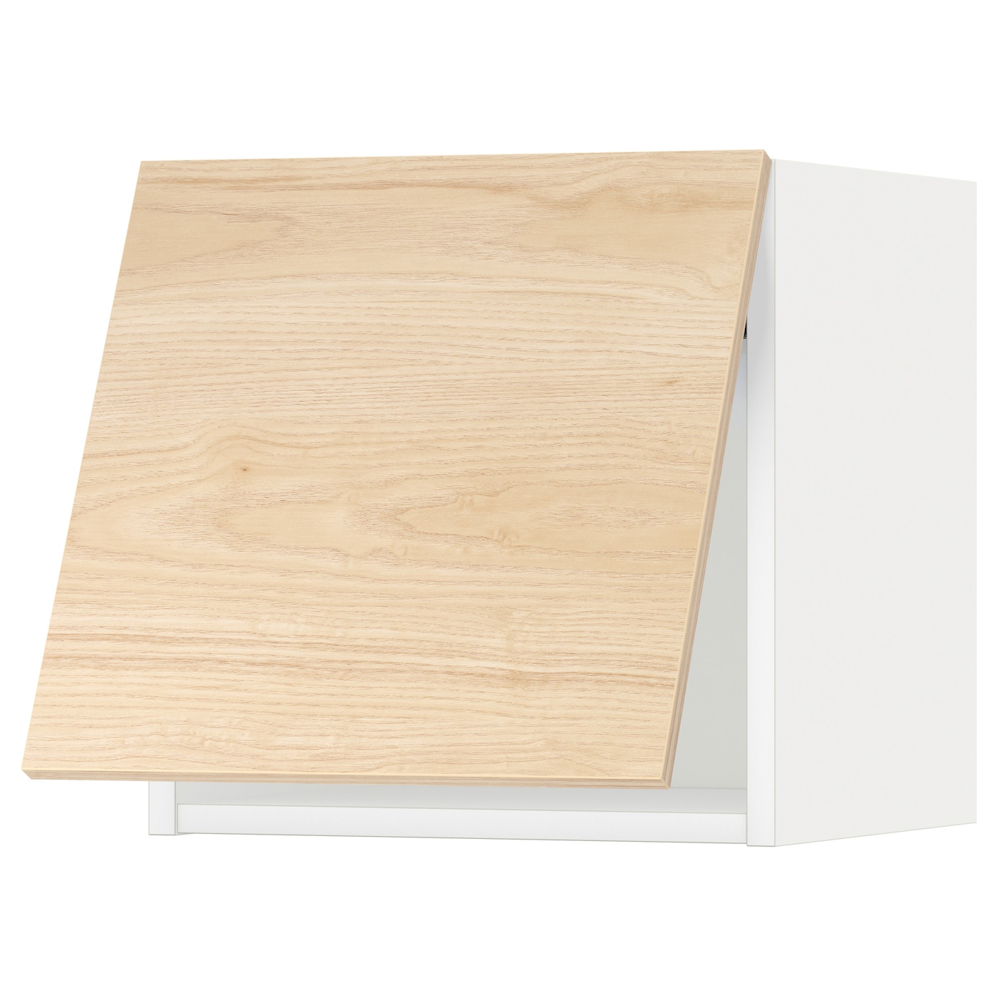 Навесной шкаф - METOD IKEA/ МЕТОД ИКЕА, 40х40 см, белый/под беленный дуб