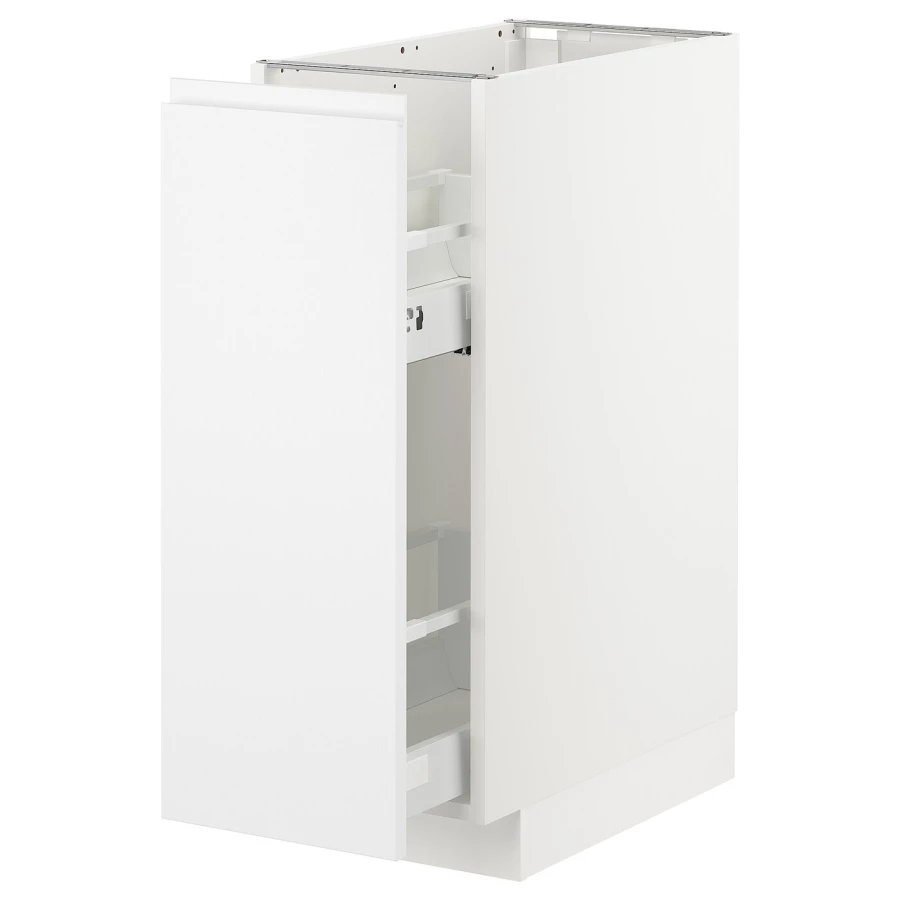Напольный кухонный шкаф  - IKEA METOD, 88x62x30см, белый, МЕТОД ИКЕА (изображение №1)