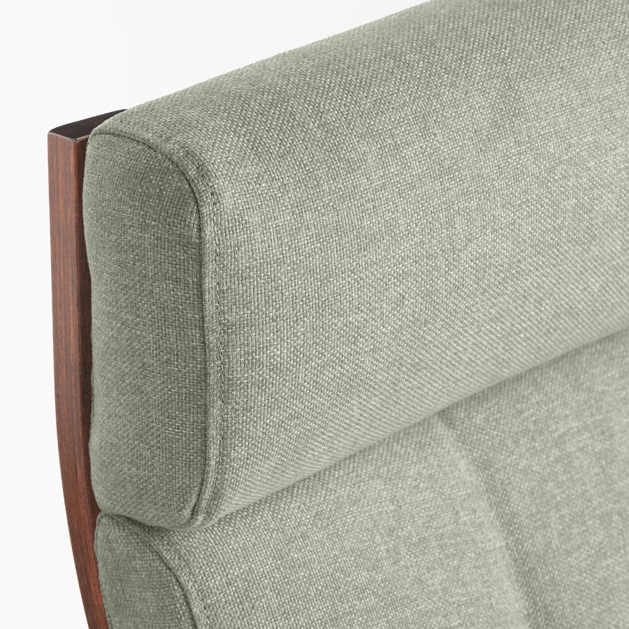 Кресло-качалка - POÄNG / POАNG IKEA/  ПОЭНГ ИКЕА,  72х62 см, зеленый (изображение №3)