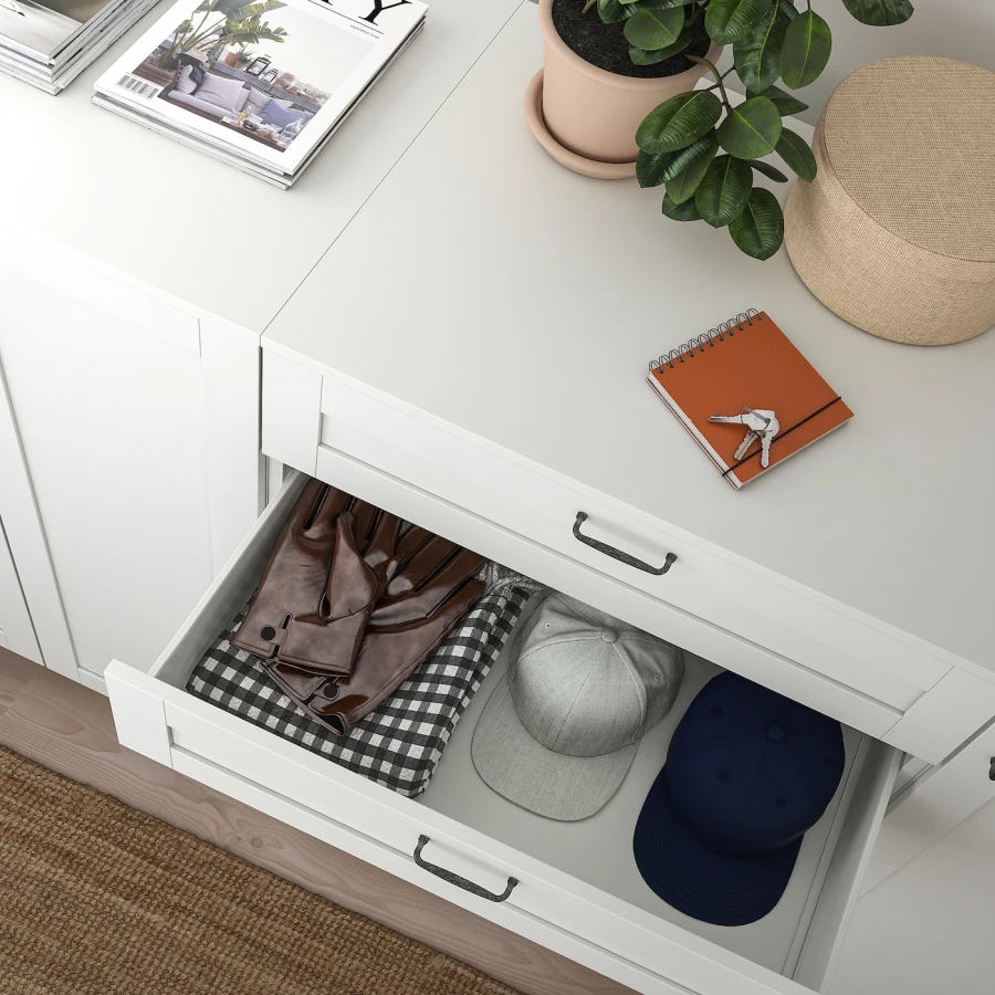 Шкаф - PLATSA/ SANNIDAL  IKEA/ ПЛАТСА/САННИДАЛЬ ИКЕА, 240x57x133 см, белый (изображение №4)