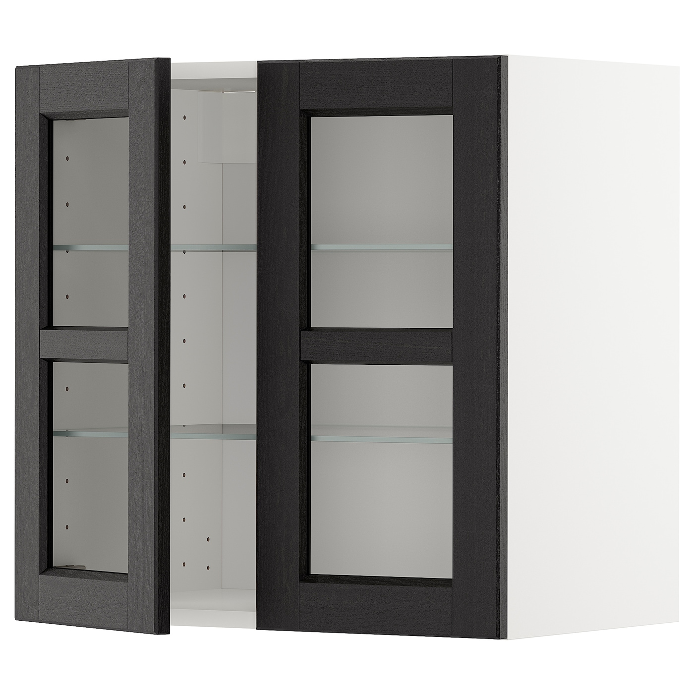 Шкаф  - METOD IKEA/ МЕТОД ИКЕА, 60х60см, белый/черный