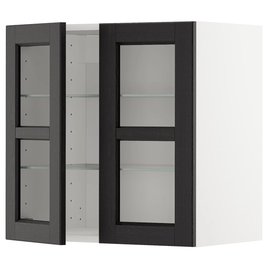 Шкаф  - METOD IKEA/ МЕТОД ИКЕА, 60х60см, белый/черный (изображение №1)