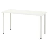 Письменный стол - IKEA LAGKAPTEN/ADILS, 140х60 см, белый, ЛАГКАПТЕН/АДИЛЬС ИКЕА