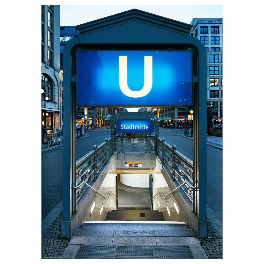 Постер - IKEA BILD, 40х50 см, «Центр города, Берлин», БИЛЬД ИКЕА (изображение №1)