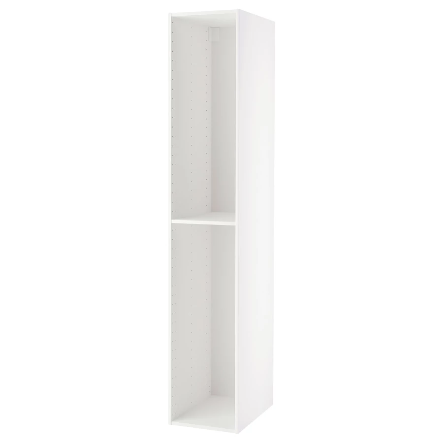Каркас высокого шкафа - METOD IKEA/МЕТОД ИКЕА, 220х40 см, белый (изображение №1)