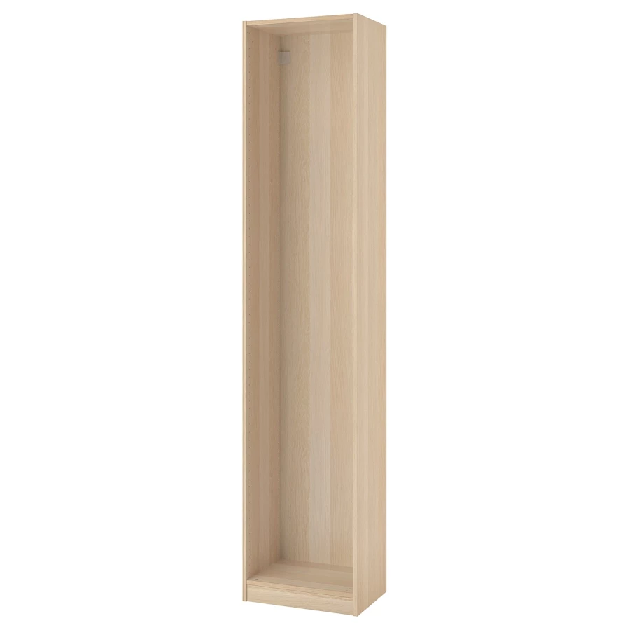 Каркас гардероба - PAX IKEA/ ПАКС ИКЕА, 50x35x236 см, под беленый дуб (изображение №1)