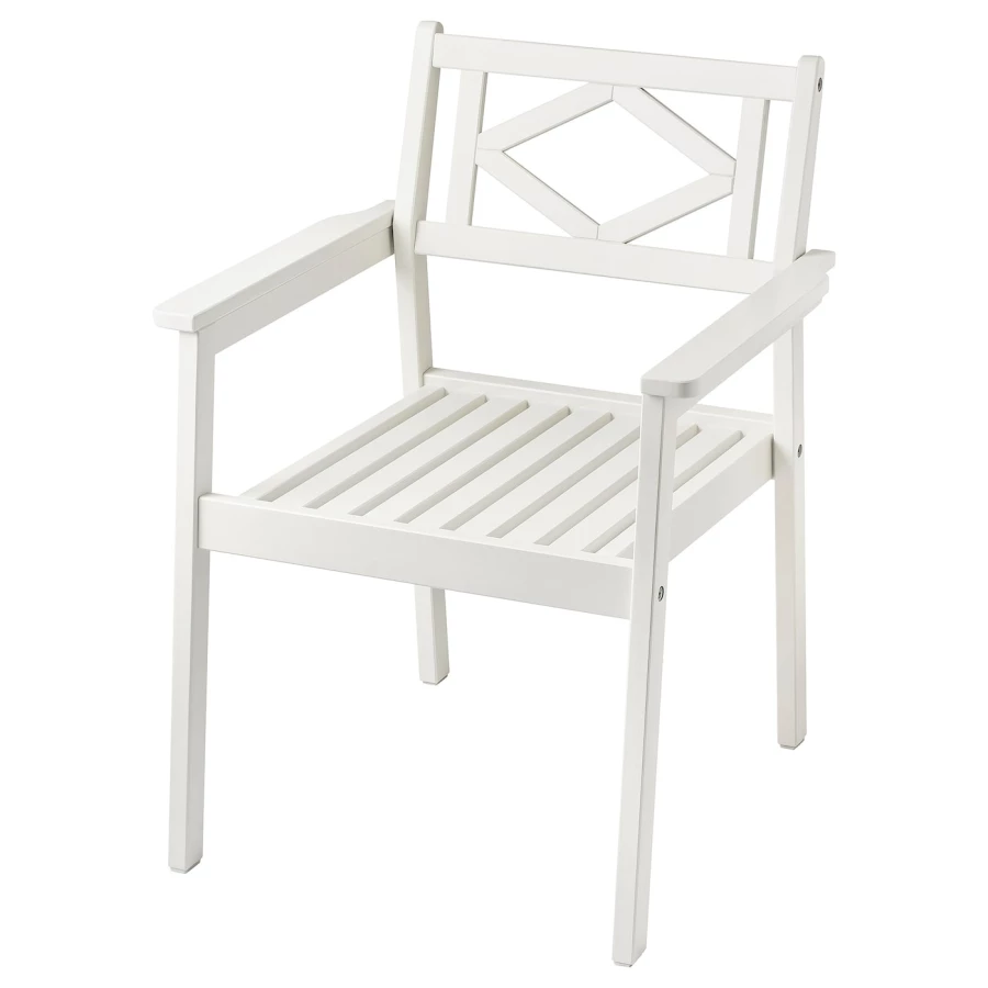 Садовое кресло - BONDHOLMEN IKEA/  БОНДХОЛЬМЕН ИКЕА,  83х63 см, белый (изображение №1)