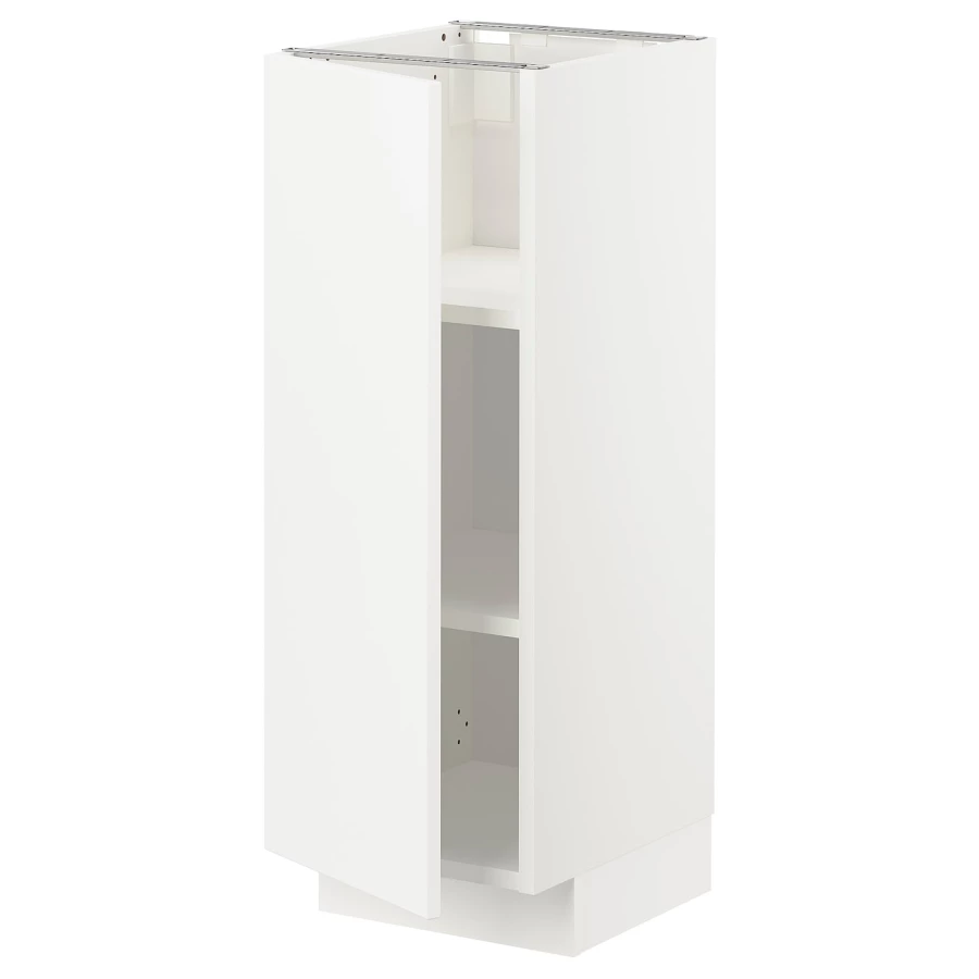 Напольный шкаф - IKEA METOD, 88x39x30см, белый, МЕТОД ИКЕА (изображение №1)