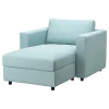 Кресло-кровать - IKEA VIMLE, 111х164х83 см, голубой, ВИМЛЕ ИКЕА